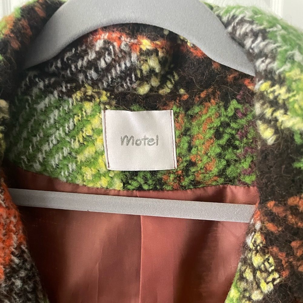 Motel Rocks Multicolor Plaid Jacket Size Large - Picture 3 of 7
